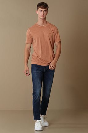 شلوار جین سرمه ای مردانه پاچه تنگ Lufian - کد 322942992