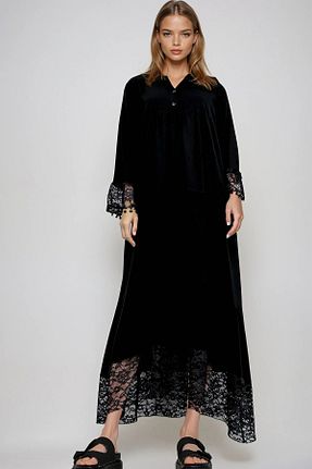 لباس مشکی زنانه بافت VAGGON - کد 926377513
