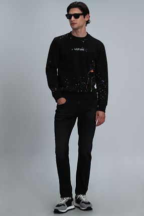 شلوار جین طوسی مردانه پاچه تنگ Lufian - کد 791531162
