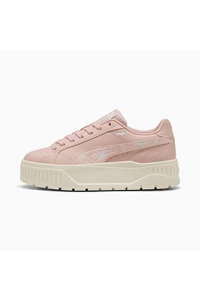 کفش اسنیکر صورتی زنانه بند دار Puma - کد 905327169