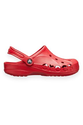 دمپائی قرمز زنانه پاشنه تخت Crocs - کد 819411511