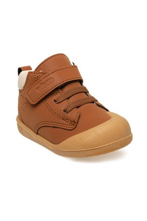 بوت / نیم بوت قهوه ای بچه گانه چرم مصنوعی Vicco - کد 766741386