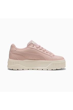 کفش اسنیکر صورتی زنانه بند دار Puma - کد 905327169