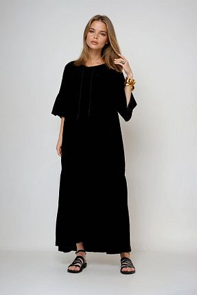 لباس مشکی زنانه بافت VAGGON - کد 926377635
