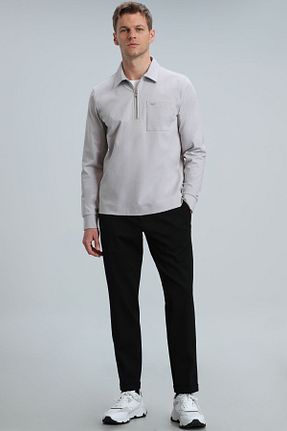 سوئیشرت طوسی مردانه ساده Lufian - کد 766799289