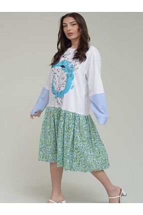 لباس سفید زنانه Penye Sm Giyim - کد 926402282