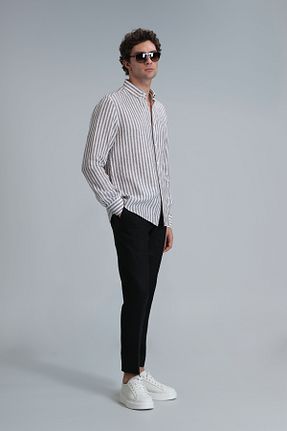 شلوار مشکی مردانه پنبه ای Lufian - کد 831360074