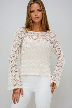 بلوز نباتی زنانه رگولار VAGGON - کد 926396097