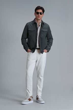 کاپشن سبز مردانه رگولار Lufian - کد 831583485