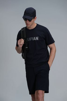 تیشرت سرمه ای مردانه A-Form فیت Lufian - کد 826349294