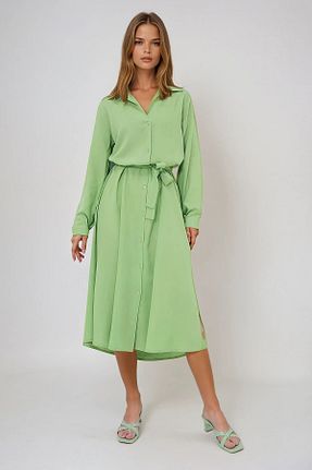 لباس سبز زنانه بافتنی VAGGON - کد 926394604