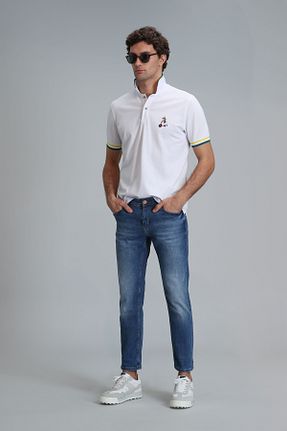 شلوار جین آبی مردانه رگولار Lufian - کد 868884907
