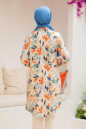 تونیک حجاب نباتی زنانه ویسکون Neva Style - کد 248221071