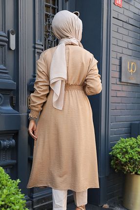 کلاه و ابایا قهوه ای زنانه پلی استر Neva Style - کد 844184330