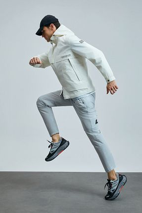 شلوار کرمگن طوسی مردانه اسلیم Lufian - کد 922466051