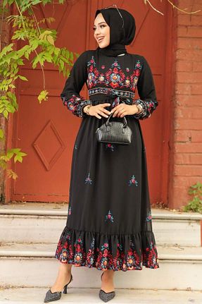 لباس حجاب مشکی زنانه رگولار Neva Style - کد 810242868