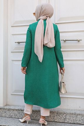 تونیک حجاب سبز زنانه پلی استر Neva Style - کد 799683170