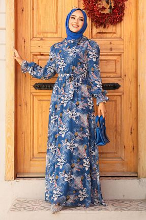 لباس حجاب سرمه ای زنانه رگولار Neva Style - کد 676948611