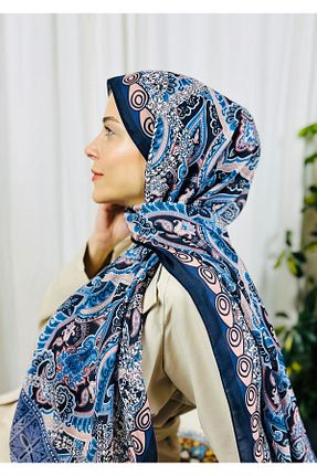 شال صورتی زنانه پنبه ای kubbe - کد 926506642