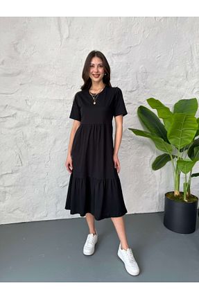 لباس مشکی زنانه بافتنی Elif Özbey Butik - کد 926509257