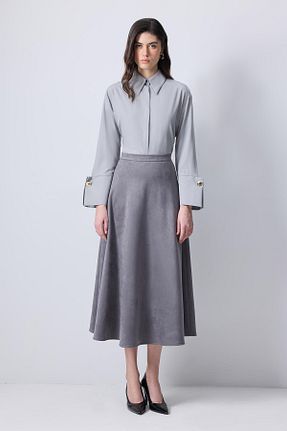 دامن حجاب طوسی زنانه Relaxed Touche Prive - کد 926490623