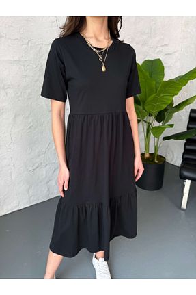 لباس مشکی زنانه بافتنی Elif Özbey Butik - کد 926509257