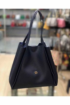 کیف دوشی سرمه ای زنانه چرم مصنوعی UK - کد 926515434