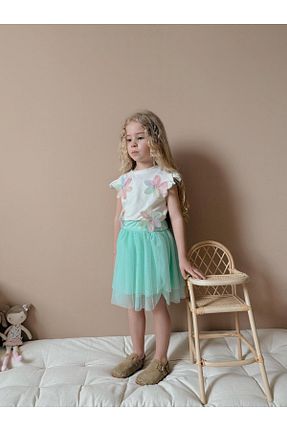 ست بالاتنه و پائین تنه سبز بچه گانه بافت patriko tekstil - کد 926635434