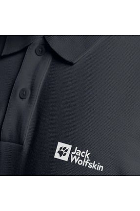 پولوشرت طوسی مردانه پارچه ای Jack Wolfskin - کد 923069792