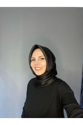 شال مشکی زنانه پلی استر The Message - کد 926639208