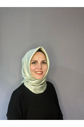 شال سبز زنانه پلی استر The Message - کد 926639483