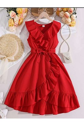 لباس قرمز بچه گانه بافتنی junior baby kids - کد 926639017