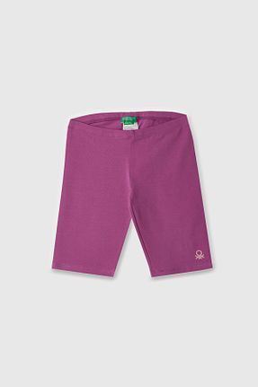 ساق شلواری بنفش بچه گانه پنبه - الاستین United Colors of Benetton - کد 926520486