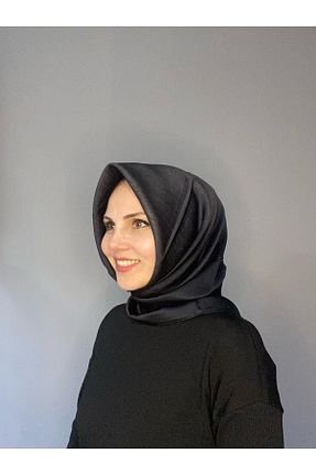 شال سرمه ای زنانه پلی استر The Message - کد 926641238