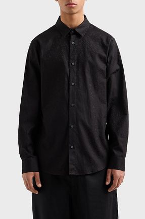 پیراهن مشکی مردانه رگولار Armani Exchange - کد 926642611