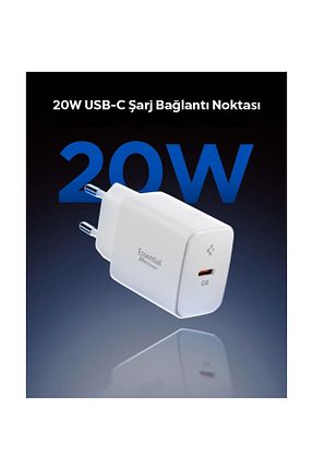 شارژر سفید Spigen - کد 898541488