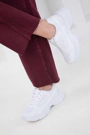 کفش اسنیکر سفید زنانه بند دار SOHO - کد 924635002