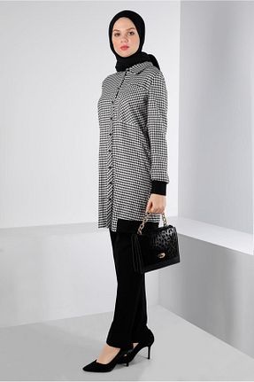 شلوار پارچه ای مشکی زنانه بلند Alvina - کد 793827380