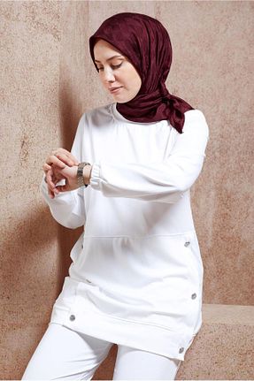 روسری زرشکی پلی استر Alvina - کد 857589687