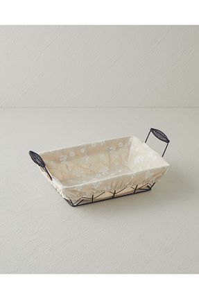 جعبه / سبد نان بژ فلزی English Home - کد 926542169