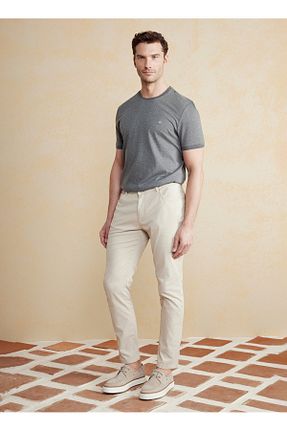 شلوار بژ مردانه پاچه ساده BROOKS BROTHERS - کد 926544586