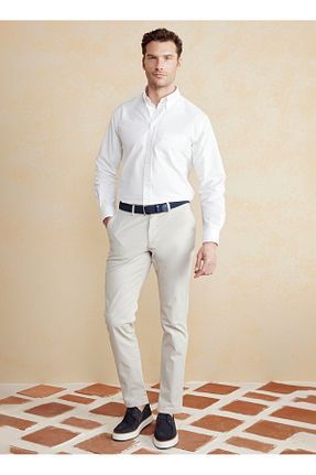 شلوار طوسی مردانه پاچه ساده BROOKS BROTHERS - کد 926544603