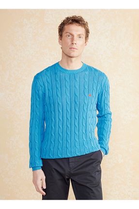 پلیور سرمه ای مردانه طرح دار BROOKS BROTHERS - کد 926544853