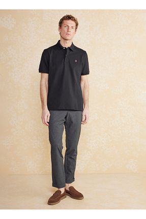 تیشرت مشکی مردانه یقه پولو BROOKS BROTHERS - کد 926544750