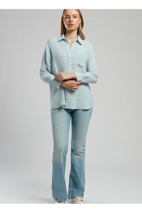 پیراهن آبی زنانه Relaxed Lee Cooper - کد 926545030