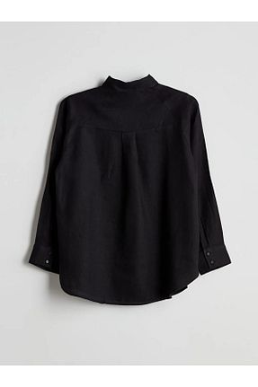 پیراهن مشکی زنانه اورسایز LC Waikiki - کد 926547523