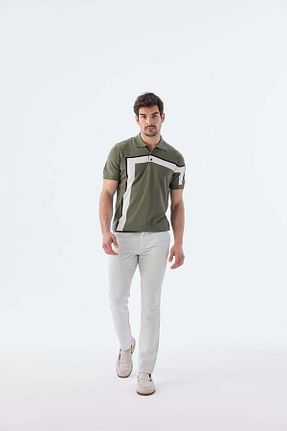 پولوشرت خاکی مردانه اسلیم فیت Jakamen - کد 926559374