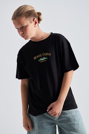تیشرت مشکی بچه گانه اورسایز The Champ Clothing - کد 926655129
