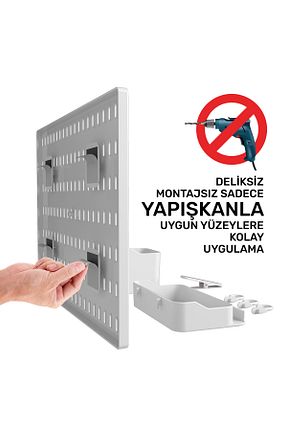 نظم دهنده رو میزی سفید SMİLESEPET - کد 927331738