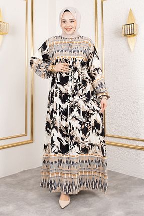 لباس حجاب بژ زنانه رگولار Tesettür Dünyası - کد 926554993